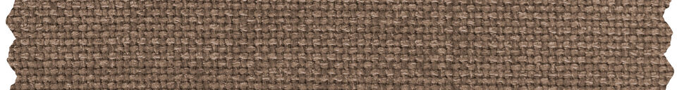 Mise en avant matière Élément de canapé 1 place accoudoir droit chenille tissée marron Baggy