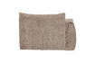 Miniature Élément de canapé 1 place bras gauche chenille 3D sable Baggy 6