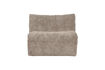 Miniature Élément de canapé 1 place Chenille 3D Sable BAGGY 4