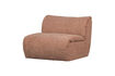 Miniature Élément de canapé 1 place chenille tissée vieux rose Baggy 1
