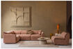 Miniature Élément de canapé 1 place chenille tissée vieux rose Baggy 3