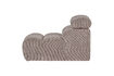 Miniature Élément de canapé 1 place tissu côtelé sable NOVI 5