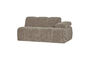 Miniature Élément de canapé 1,5 place bras droit tissu côtelé sable foncé MOJO Détouré