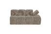 Miniature Élément de canapé 1,5 place bras droit tissu côtelé sable foncé MOJO 3