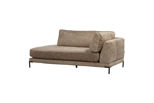 Élément de canapé lounge droit Tissu Mud Melange COUPLE Détouré