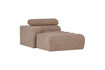 Miniature Élément de Canapé Méridienne Gauche Bouclé Taupe Novi 5
