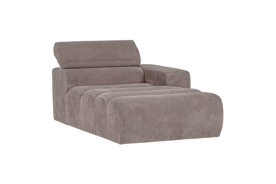 Élément élégant de canapé Appui-nuque télescopique Design unique et créatif H 86 cm x L 109