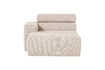 Miniature Élément de chaise longue gauche en bouclé naturel NOVI 3
