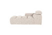 Miniature Élément de chaise longue gauche en bouclé naturel NOVI 5