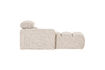 Miniature Élément de chaise longue gauche en bouclé naturel NOVI 6