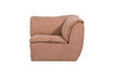 Miniature Élément de coin 96x96 cm chenille tissée vieux rose Baggy 4