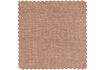 Miniature Élément de coin 96x96 cm chenille tissée vieux rose Baggy 7
