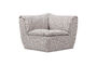 Miniature Élément de coin canapé 96x96 cm tissu chiné naturel Baggy Détouré