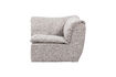 Miniature Élément de coin canapé 96x96 cm tissu chiné naturel Baggy 5