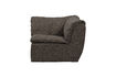 Miniatura Elemento angolare divano 96x96 cm tessuto grigio caldo BAGGY 4