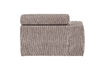 Miniatura Elemento chaise longue bracciolo sinistro tessuto a coste Sabbia Novi 2