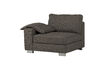 Miniatura Elemento divano 1 posto bracciolo sinistro bouclé antracite LAZY 1