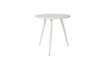 Miniature Ensemble De 2 tables d'appoint Daven blanches 7