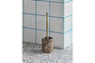 Miniatura Escobilla de baño 36 cm Mármol Marrón HDAble 2