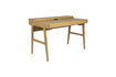 Miniatura Escritorio de madera beige Kaat 13