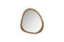 Miniatura Espejo 48x44 cm Madera Natural LEIF Clipped