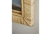 Miniatura Espejo 50x130 cm Rejilla y Madera de Mango Natural HDMiro 3