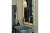 Miniatura Espejo 50x130 cm Rejilla y Madera de Mango Natural HDMiro 2
