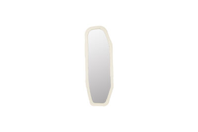Espejo de pie de madera de roble beige Reverse