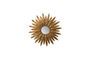 Miniatura Espejo de resina dorada Goldies Clipped
