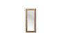 Miniatura Espejo rectangular de madera clara Clipped