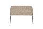 Miniaturansicht Essbank 120 cm Bouclé Beige Vogue ohne jede Grenze