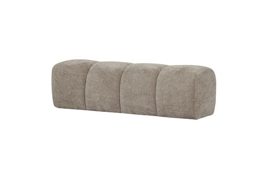 Essbank 164 cm Rippstoff dunkler Sand Mojo ohne jede Grenze