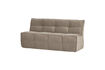 Miniaturansicht Essbank 164 cm Samt warmes Taupe CLUSTER 1