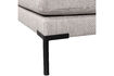 Miniaturansicht Essbank-Element 100 cm Stoff Hellgrau COUPLE 6