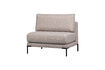 Miniaturansicht Essbank-Element 100 cm Stoff Natur COUPLE 1