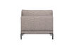 Miniaturansicht Essbank-Element 100 cm Stoff taupe Couple 4