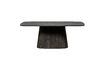 Miniaturansicht Esstisch 200x105 cm MDF dunkelbraun Leah 4