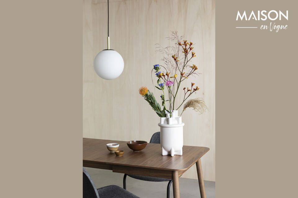 Esstisch aus braunem Holz Glimps - 10