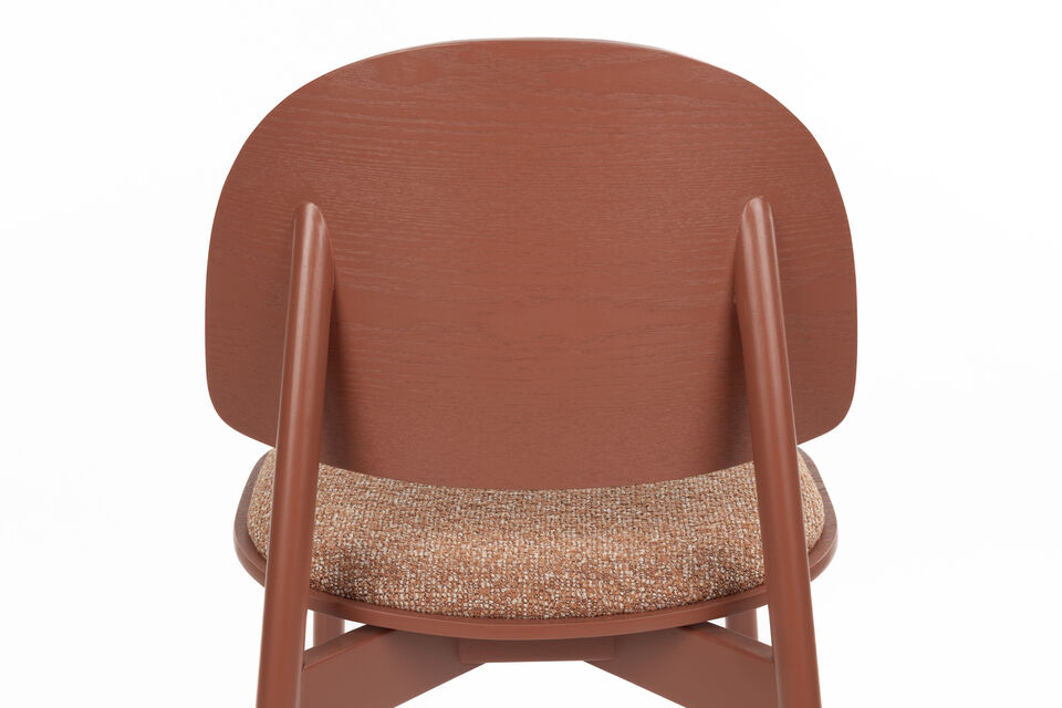 Esszimmerstuhl aus rotem Polyester Sunrise - 10