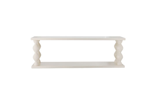 Estante 80x26 cm de MDF blanco Salino Clipped