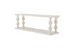 Miniatura Estante 80x26 cm de MDF blanco Salino 3