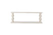 Miniatura Estante de pared de MDF blanco Salino 1