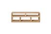 Miniatura Estantería baja Jill de madera clara 5