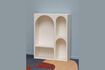 Miniatura Estantería de madera aglomerada blanca Alcove 4