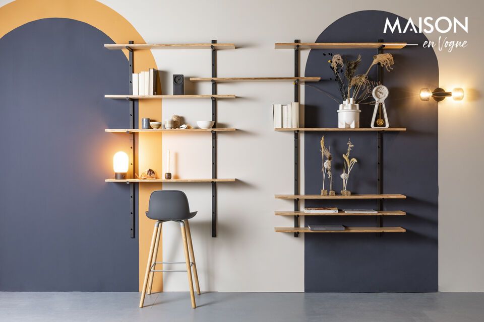 La estantería de pared Bundy ha sido diseñada por Studio Ape