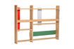 Miniatura Estantería de pared de madera multicolor Arki 4