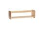 Miniatura Estantería en chapa de roble claro Nomad Clipped