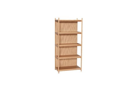 Estantería Heritage de madera clara Clipped
