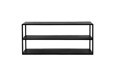 Eszential black Side table Shelf