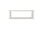 Miniature Étagère 80x26 cm en MDF blanc Salino Détouré